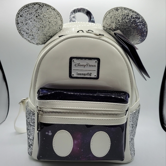 Loungefly Space Mountain Mickey Mouse The Main Attraction Backpack - Picture 2 of 7